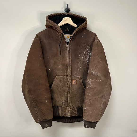 Carhartt Other - Vintage Carhartt Brown Hooded Jacket